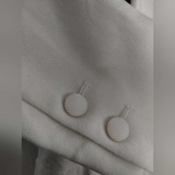 Ralph Lauren Purple Label White Trench Linen Coat 6 - Picture 9 of 12